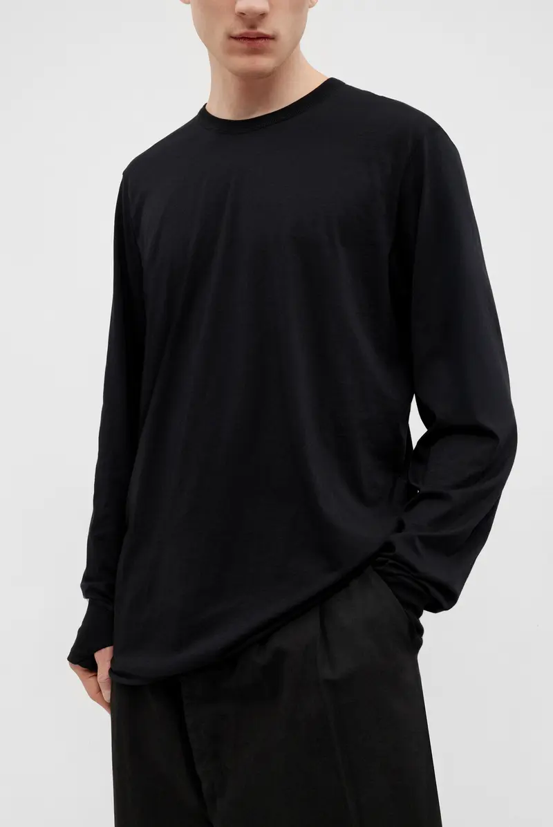 Лонгслив Boris Bidjan Saberi ls1c f1101 black 9007251014 - купить