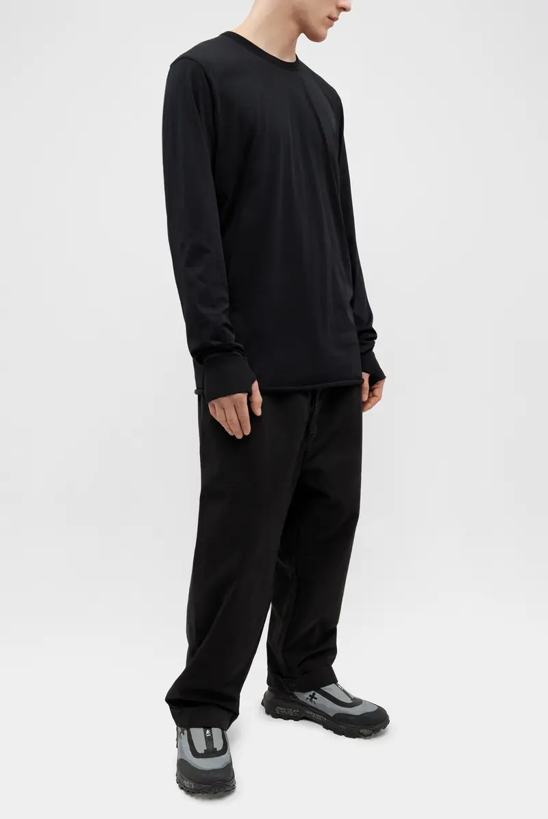 Лонгслив Boris Bidjan Saberi ls1c f1101 black 9007251014 - купить