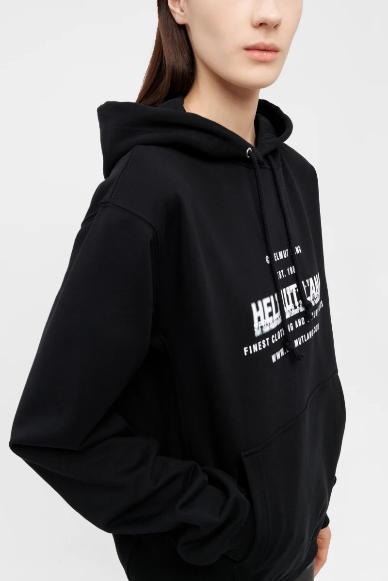 Helmut Lang spray hoodie.spray t black 9033232006 34990 Leform