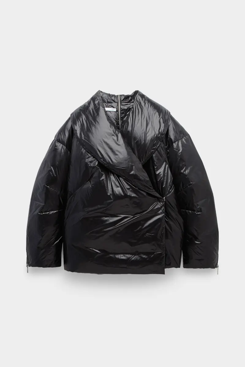Пуховик Helmut Lang apex cocoon jkt black 9033242026 - купить в