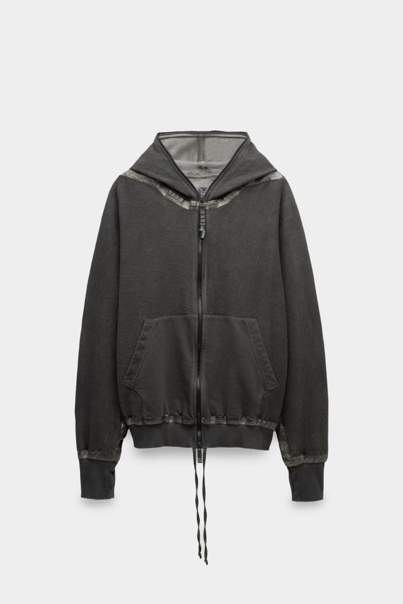 Худи Isaac Sellam zippyhood bandé sponge plomb coldye 9038231026