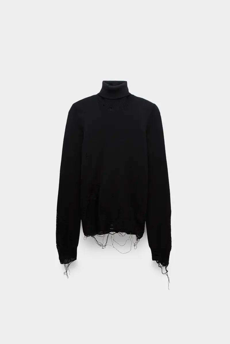 Свитер MM6 Maison Margiela pullover black 9050242212 - купить в