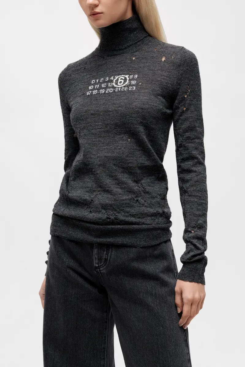 Водолазка MM6 Maison Margiela pullover s52ha0299 m13134 855 dark