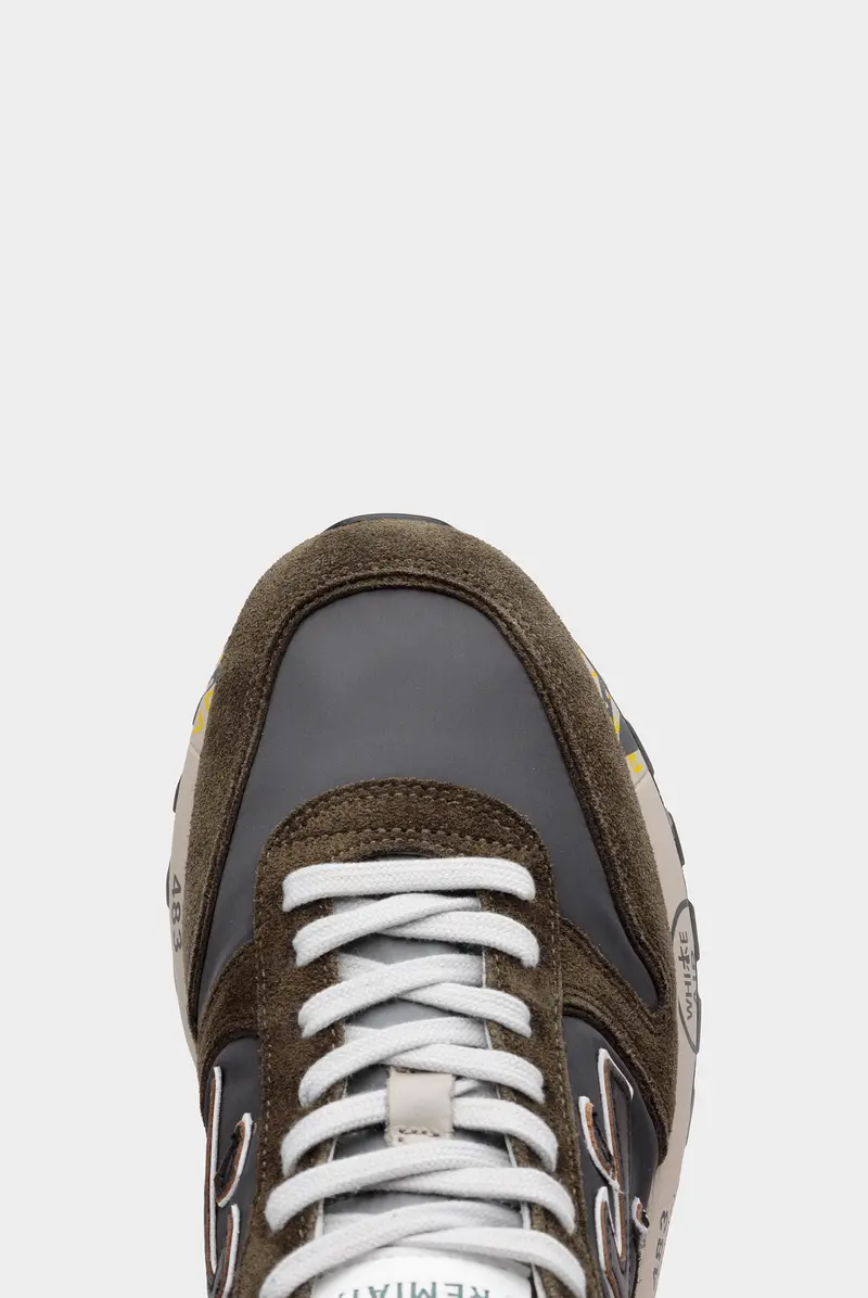 Кроссовки Premiata mick var 6417 military green 9070242029