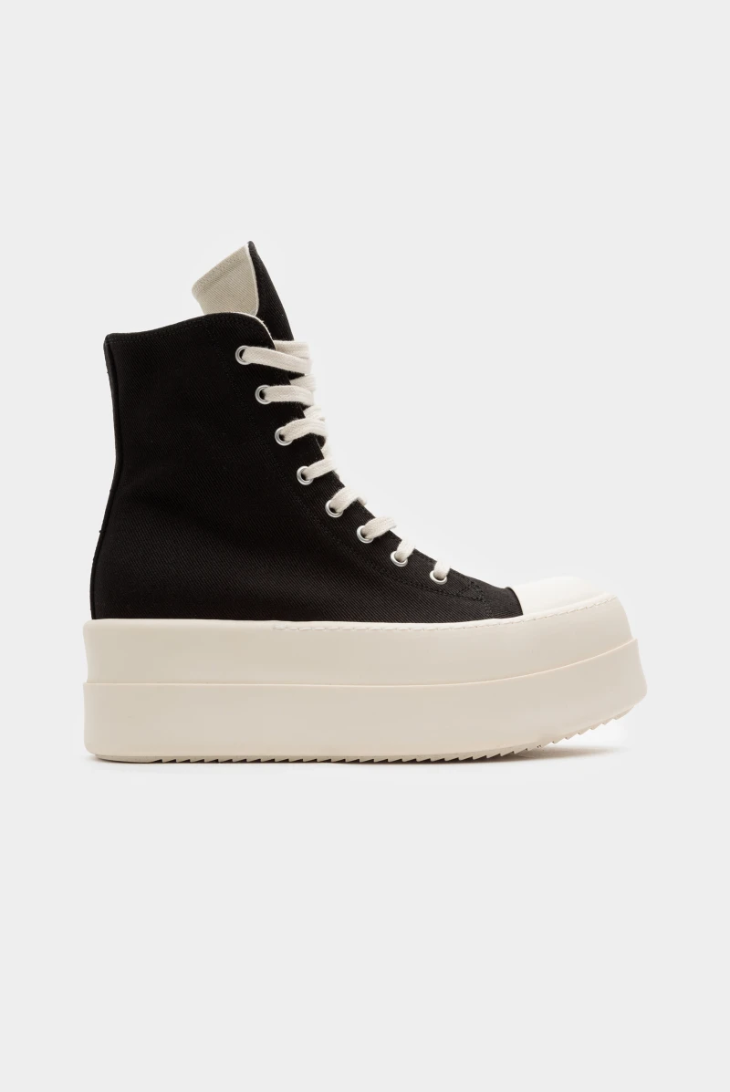 Кеды Rick Owens mega bumper sneaks black/milk 9073232134 - купить в ...