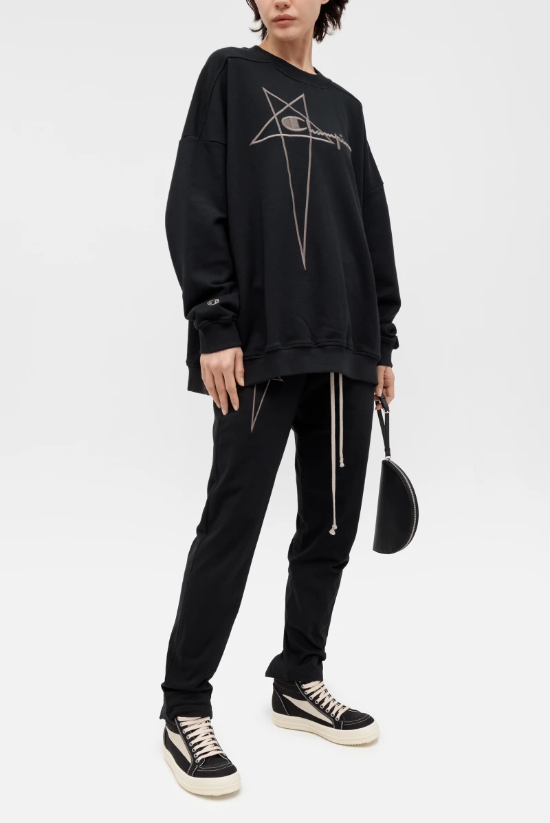 Толстовка Rick Owens jumbo sweat black 9073241247 - купить в
