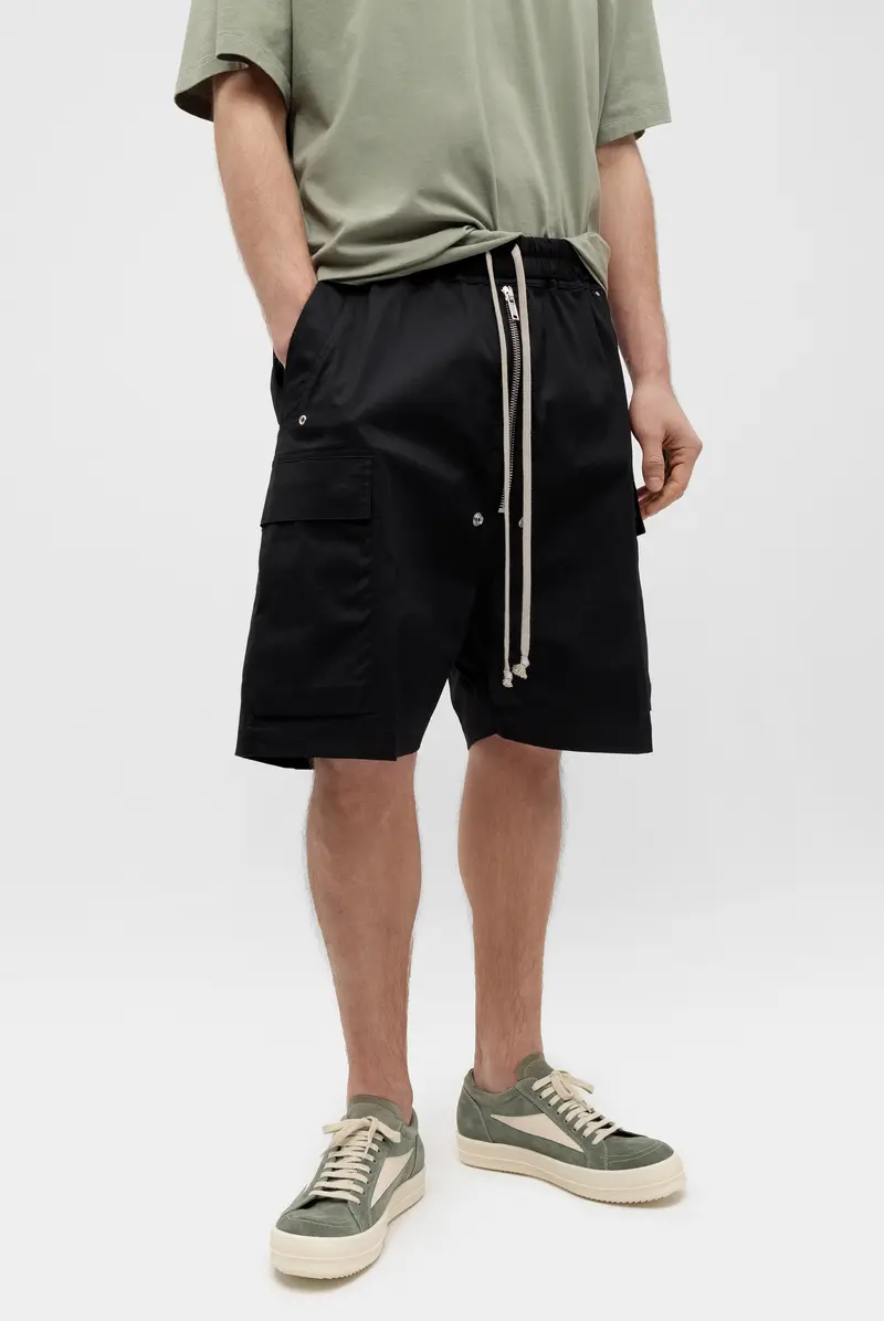 Шорты Rick Owens cargobela shorts black 9073251004 - купить в