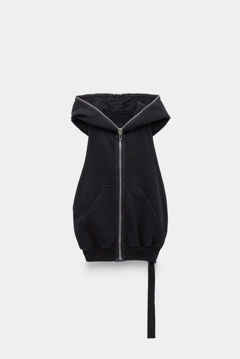 Топ Rick Owens DRKSHDW cyclops gimp sl hoodie black 9073261156