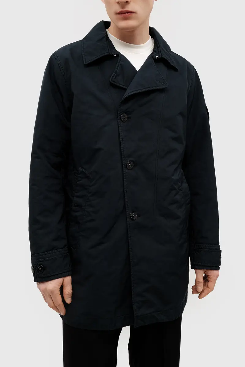 Тренч Stone Island giaccone navy blue 9083242063 - купить в Москве