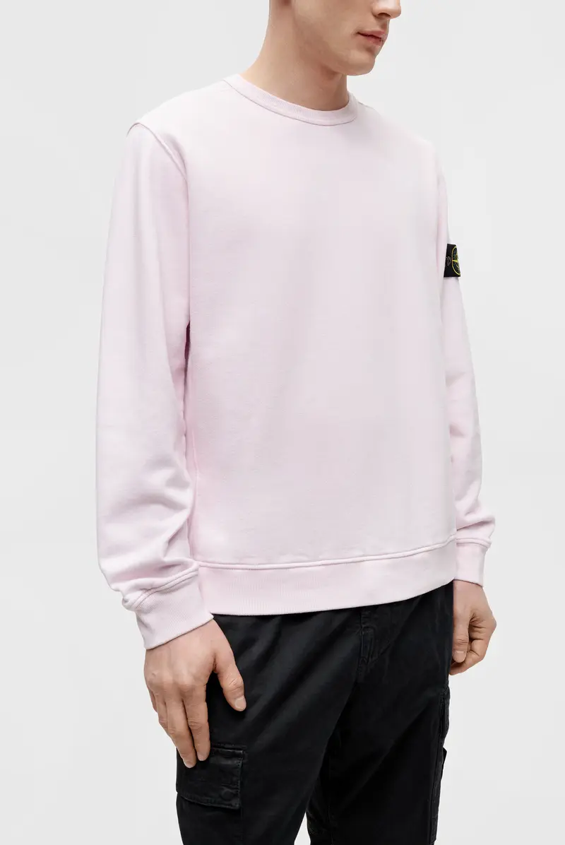 Толстовка Stone Island hoodie k2s15 6100028 pink 9083252021