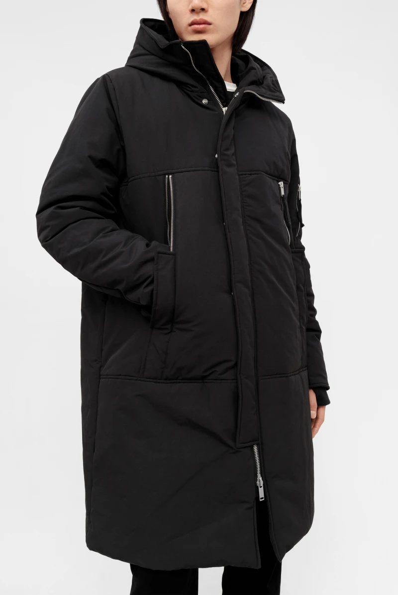 Парка Thom Krom jacket m j 64 black 9085232119 - купить в Москве