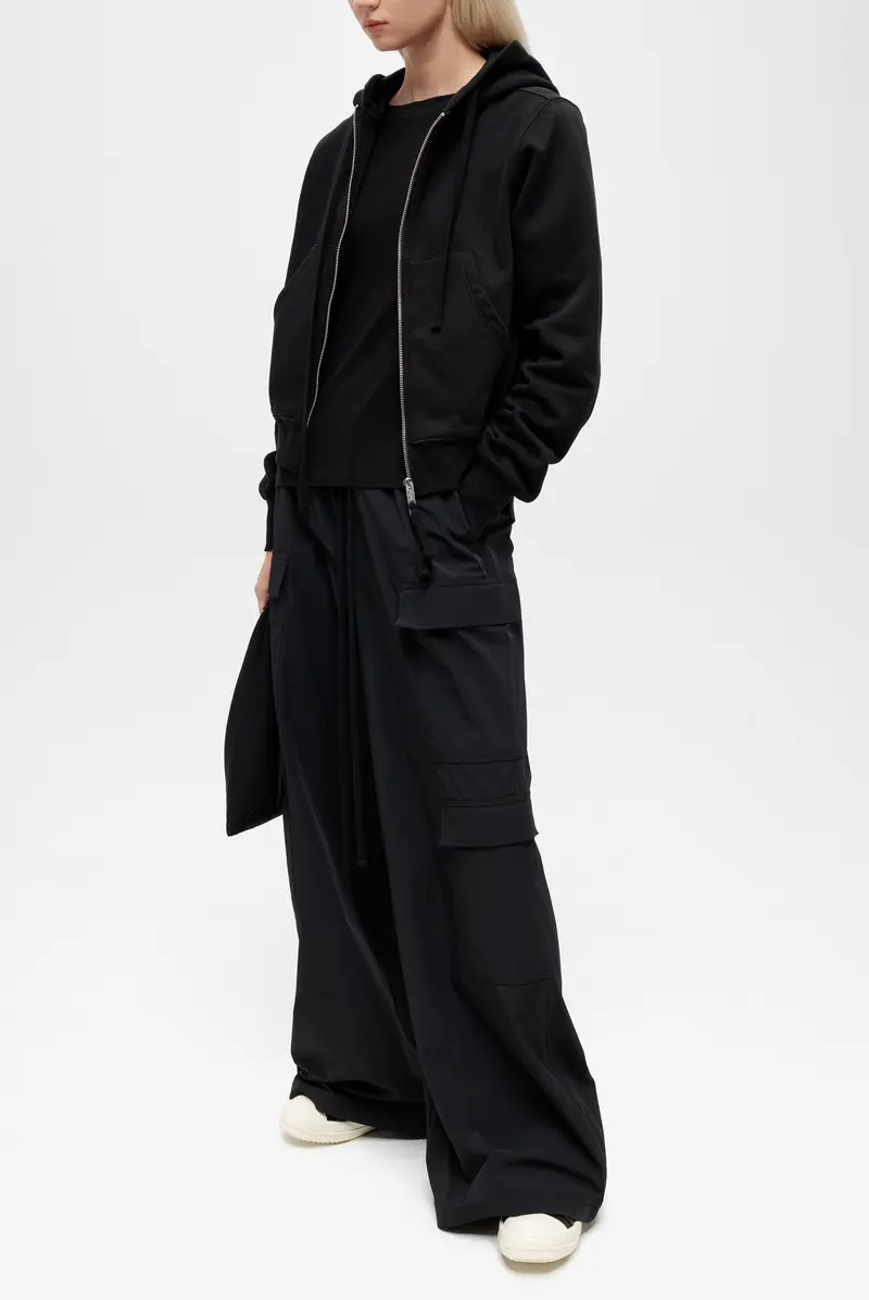 josemoon TWILL BONDING HOODIE JACKET 黒 JOSEMOON/ジョゼムーン】ZIPUP HOODIE/ジップアップフーディー