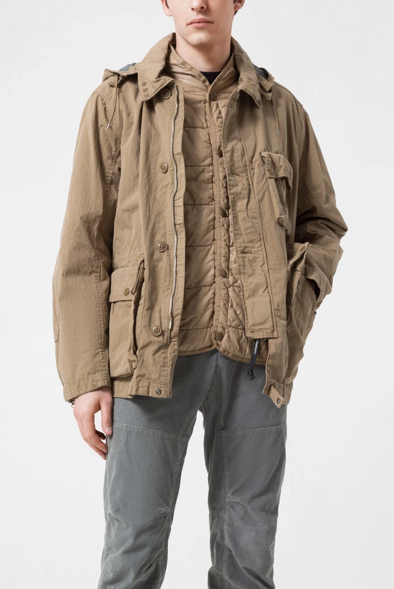 Куртка C.P. Company 50 fili plated goggle jacket bistre 9113212062