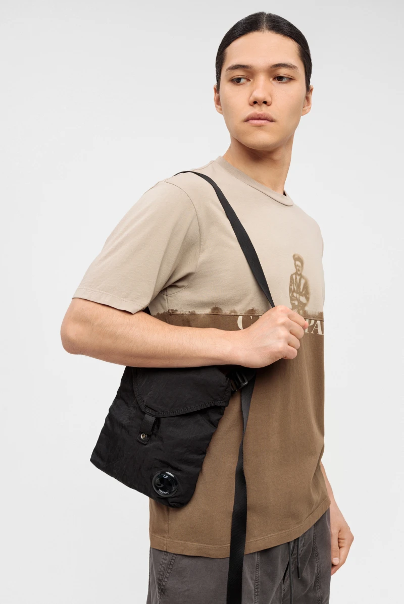 Сумка C.P. Company nylon b crossbody bag black 9113231267 - купить