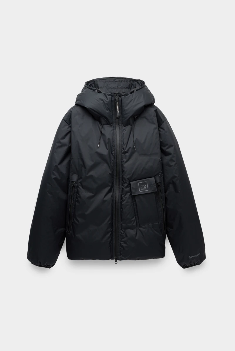 Пуховик C.P. Company metropolis series baffled hooded down jacket