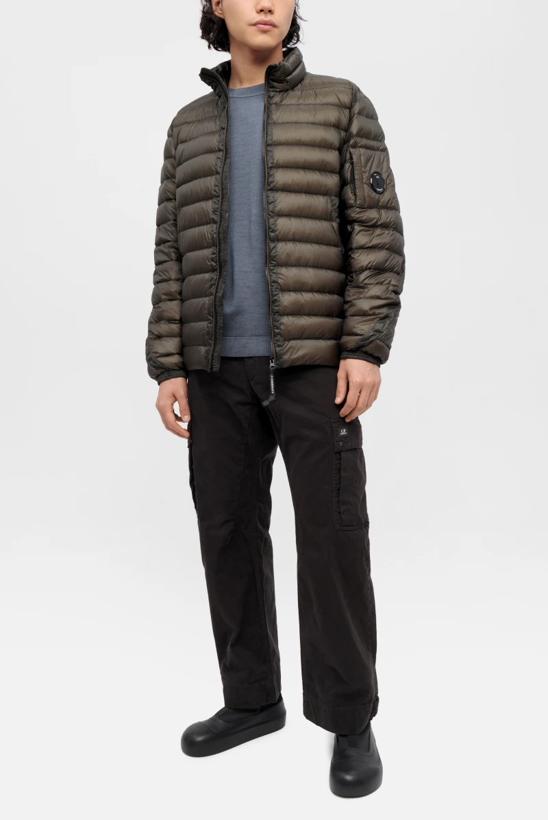 Пуховик C.P. Company d.d.shell goggle down jacket olive night
