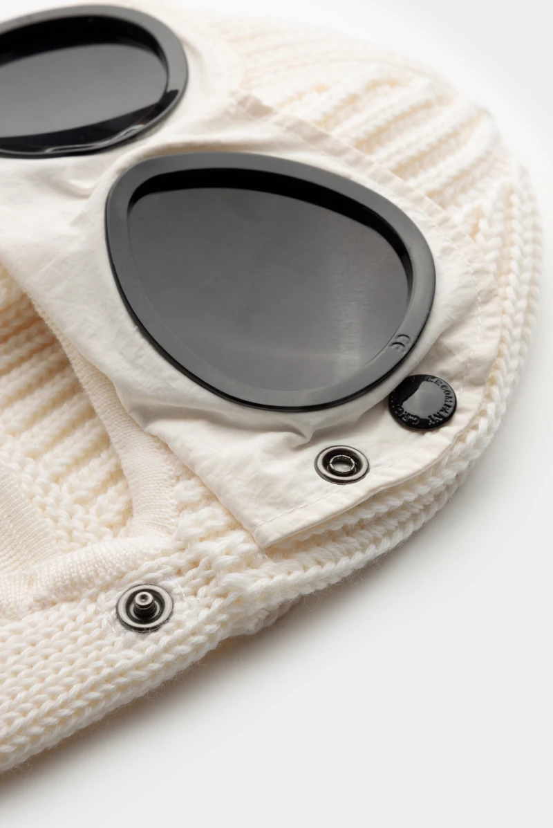 Балаклава C.P. Company extrafine merino wool goggle balaclava