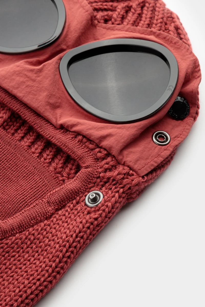 Балаклава C.P. Company extrafine merino wool goggle balaclava