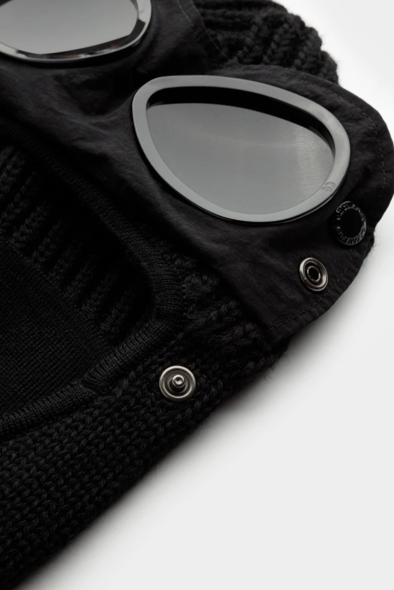 Балаклава C.P. Company extrafine merino wool goggle balaclava