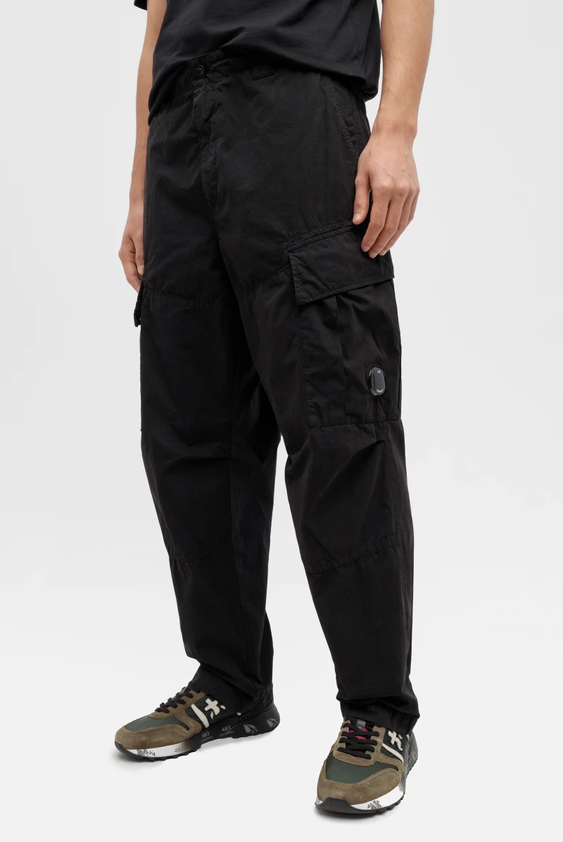 Pantalon cp company noir sale