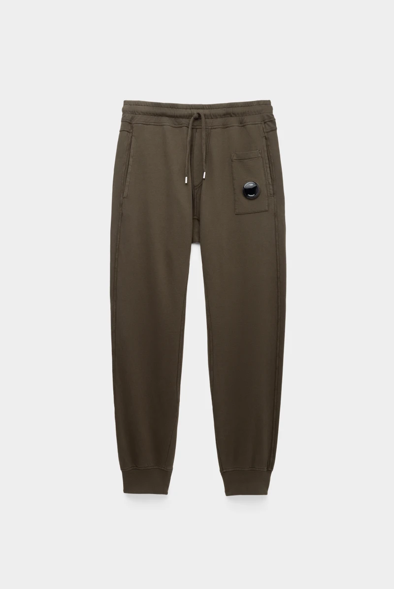 Брюки C.P. Company light fleece utility track pants ivy green