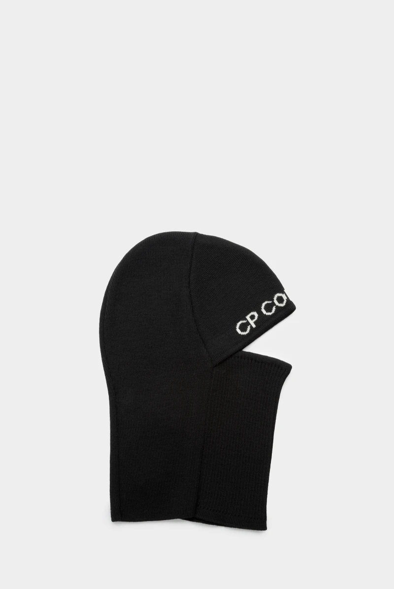 Балаклава C.P. Company re-wool balaclava black 9113232199 - купить