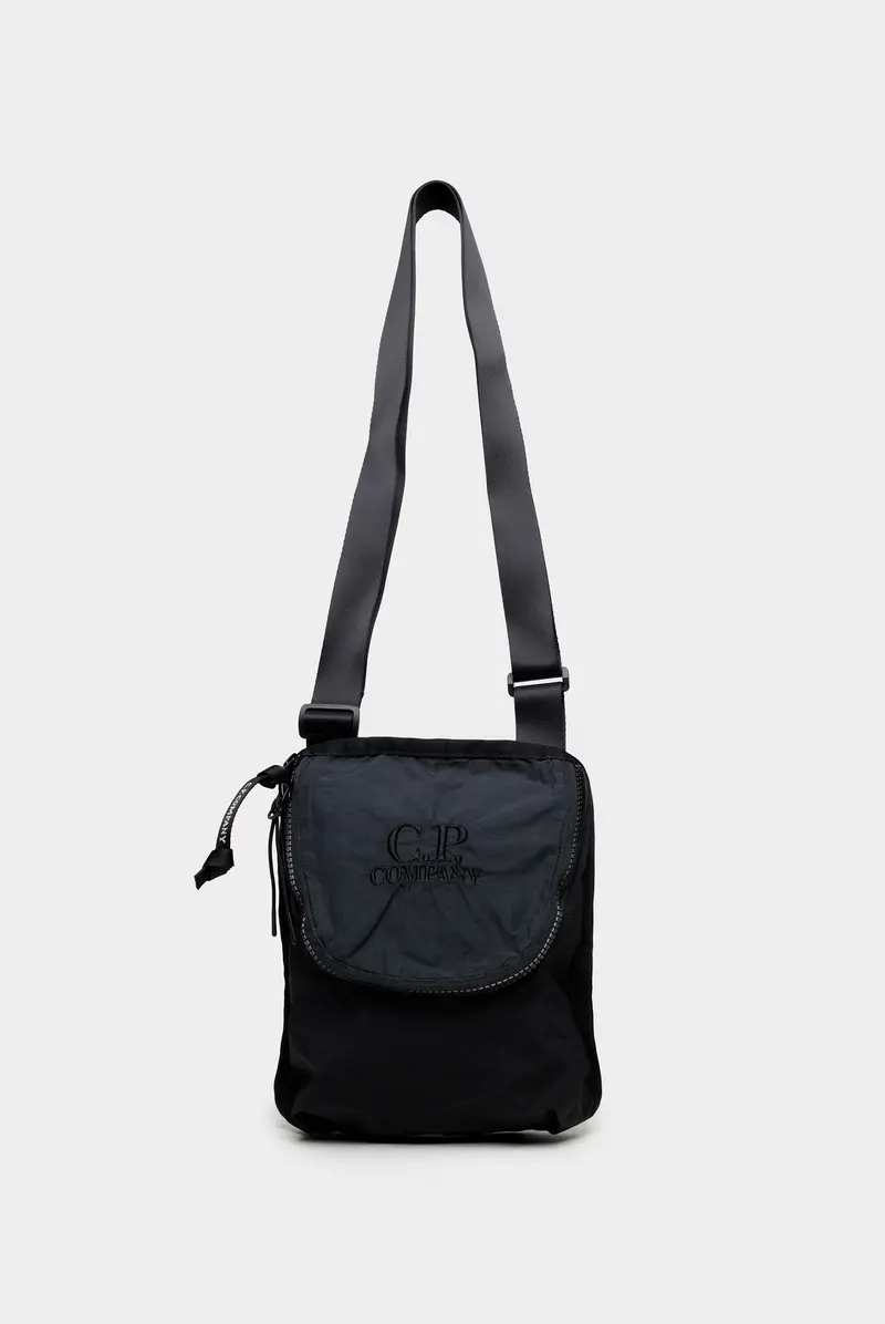 Сумка C.P. Company plain paper touch shoulder bag black 9113251120