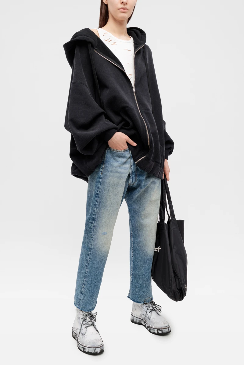 josemoon TWILL BONDING HOODIE JACKET 黒 OVER BIO HOODIE – JOSEMOON