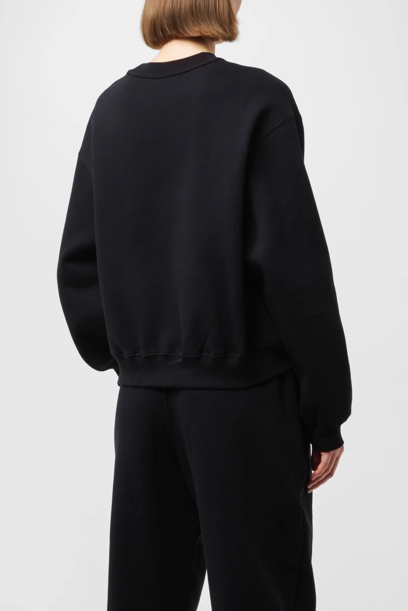 Alexander Wang.t ストレッチニットジャカードロゴタンク alexanderwang アレキサンダーワング Knit Logo Baby Tee BLACK