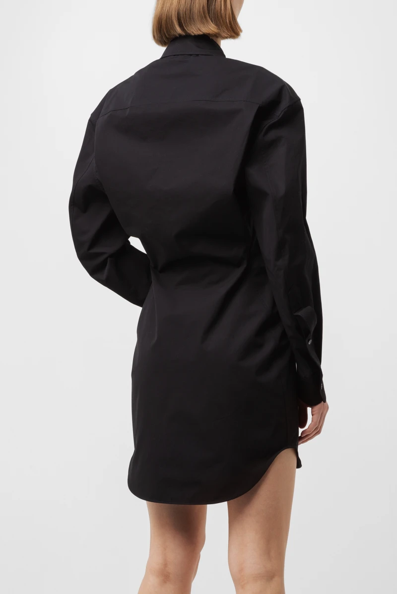 Alexander Wang long sleeve tailored dress w detached collar black 9336221117 35990 Leform