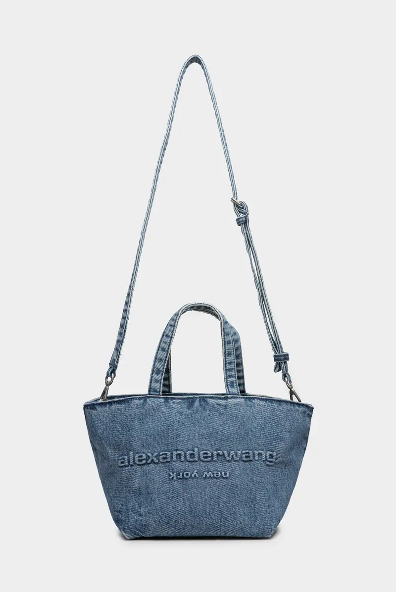 Сумка Alexander Wang punch small tote w/ strap vintagemediumindigo