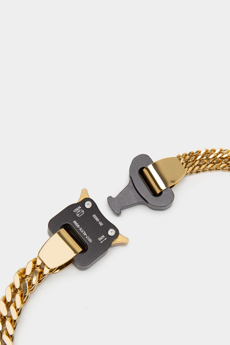 Ожерелье Alyx triple cubix chain necklace gold shiny 9608200002