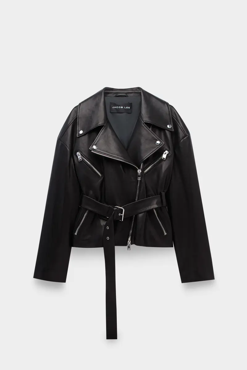 Ck leather jacket price best sale