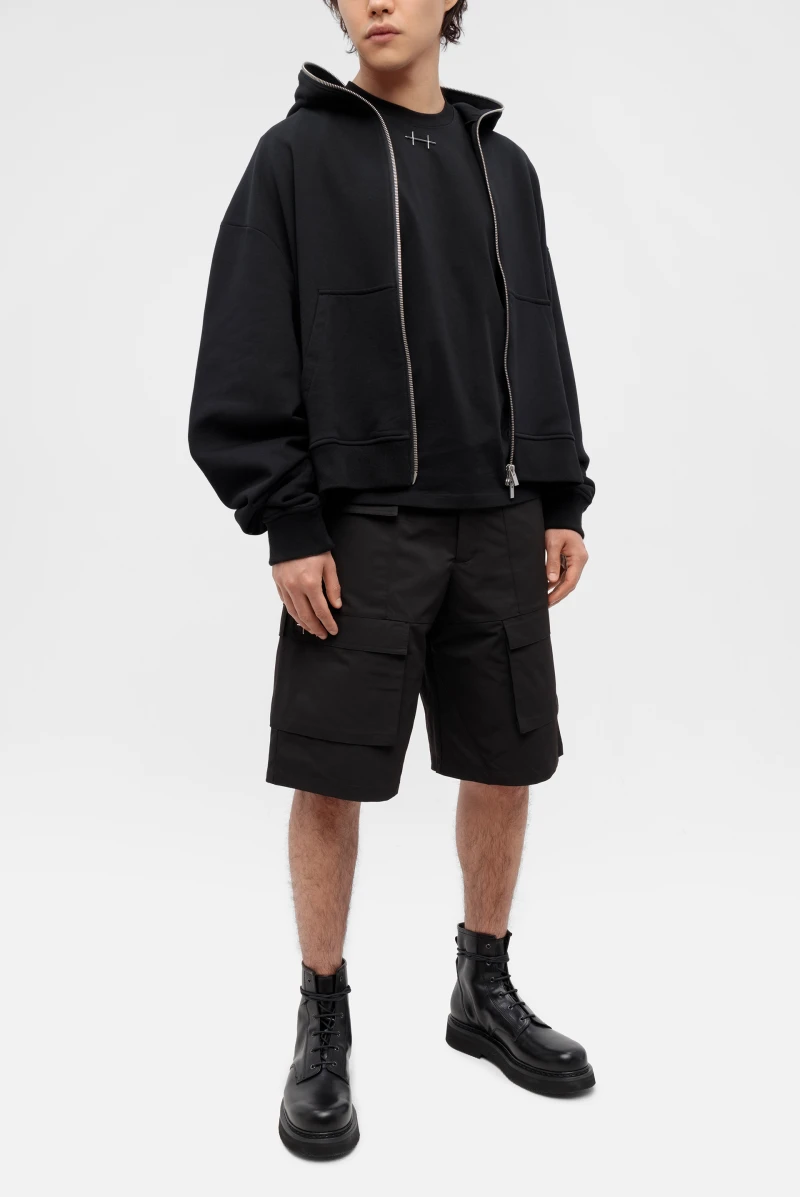 Худи Heliot Emil evolutionis zip hoodie black 9766241021 - купить
