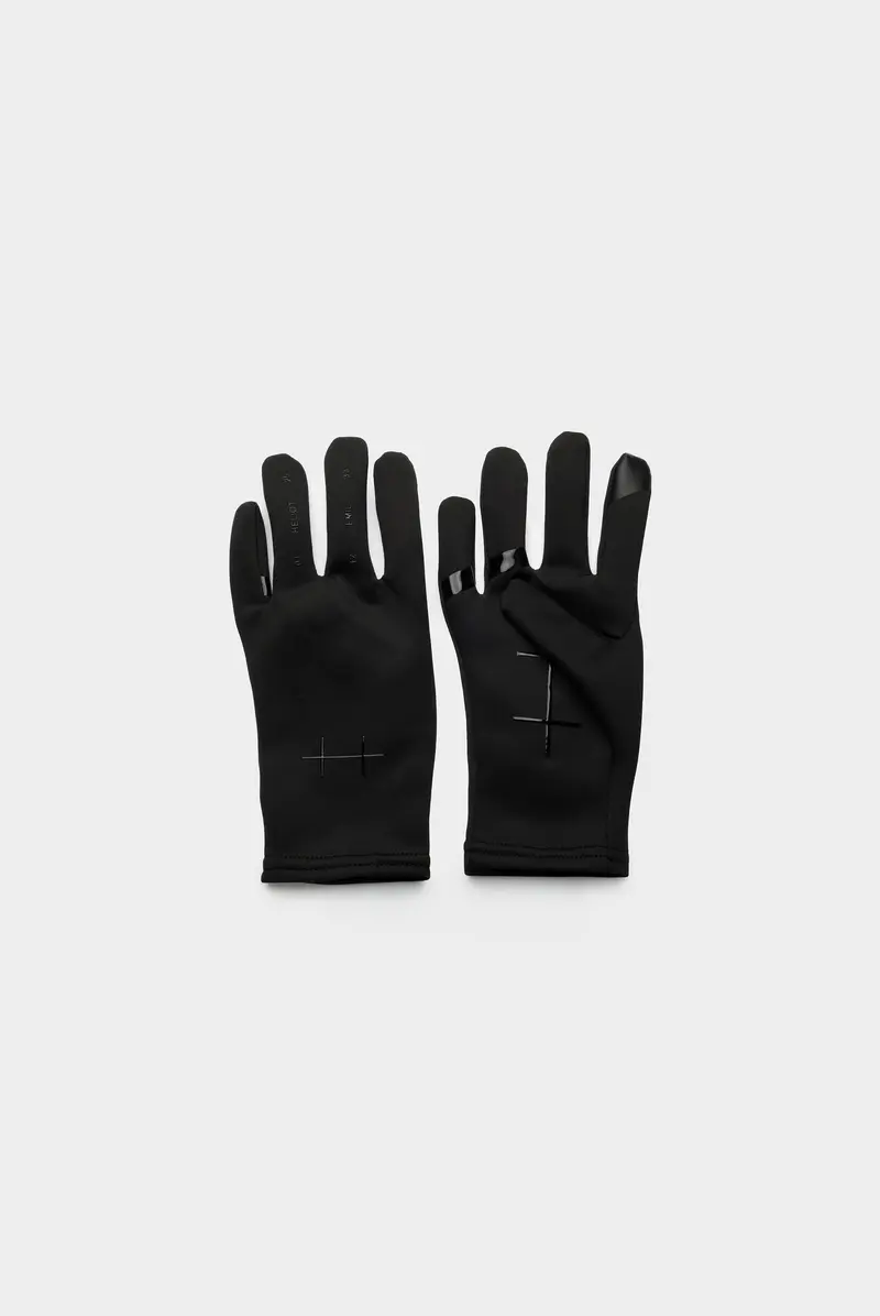 HELIOT EMIL Black Manicae Gloves heliot emil Manicae グローブ