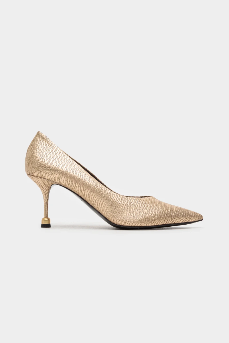 Dark gold pumps hotsell