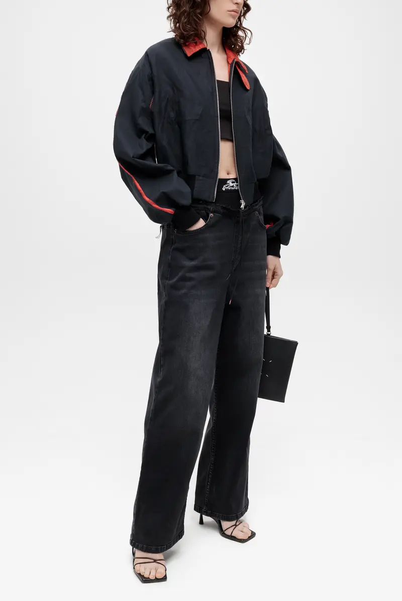 Куртка Prototypes bonded harrington jacket black/red 9796251039