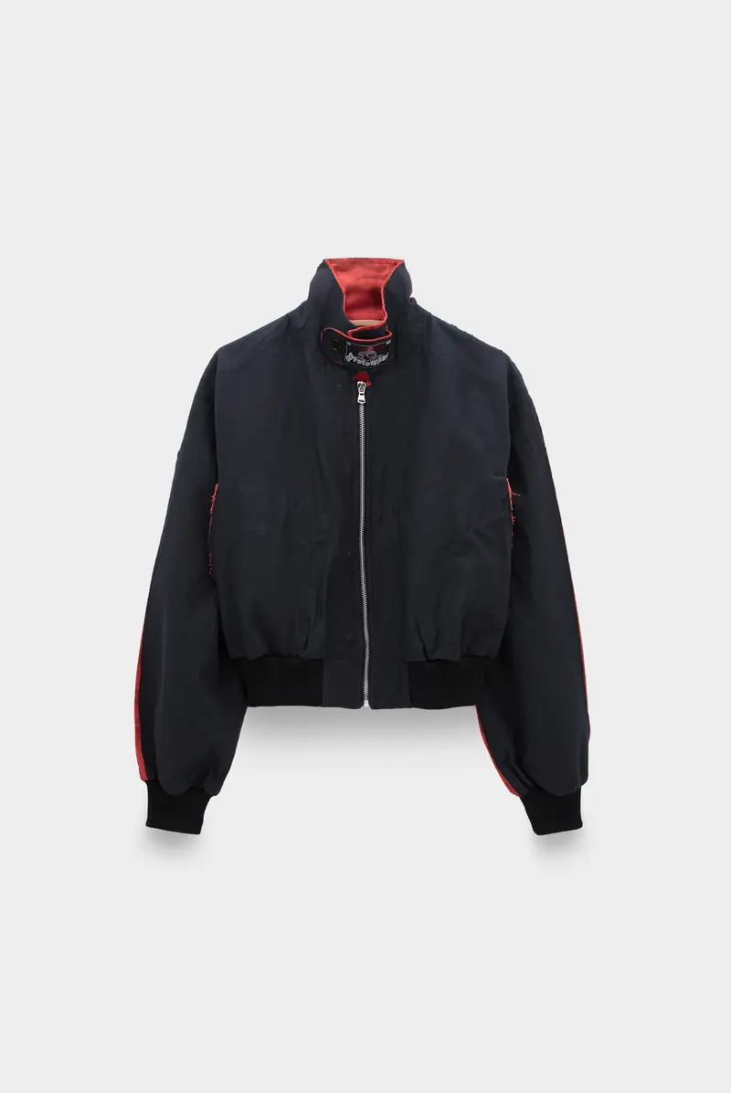【Prototypes】BONDED HARRINGTON JACKET最終値下 Куртка Prototypes bonded harrington jacket black/red 9796251039