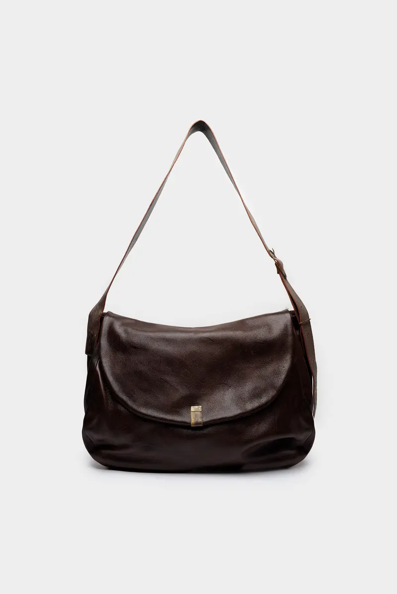 Сумка ZIGGY CHEN bag 0m2534007 medium leather bag dark brown