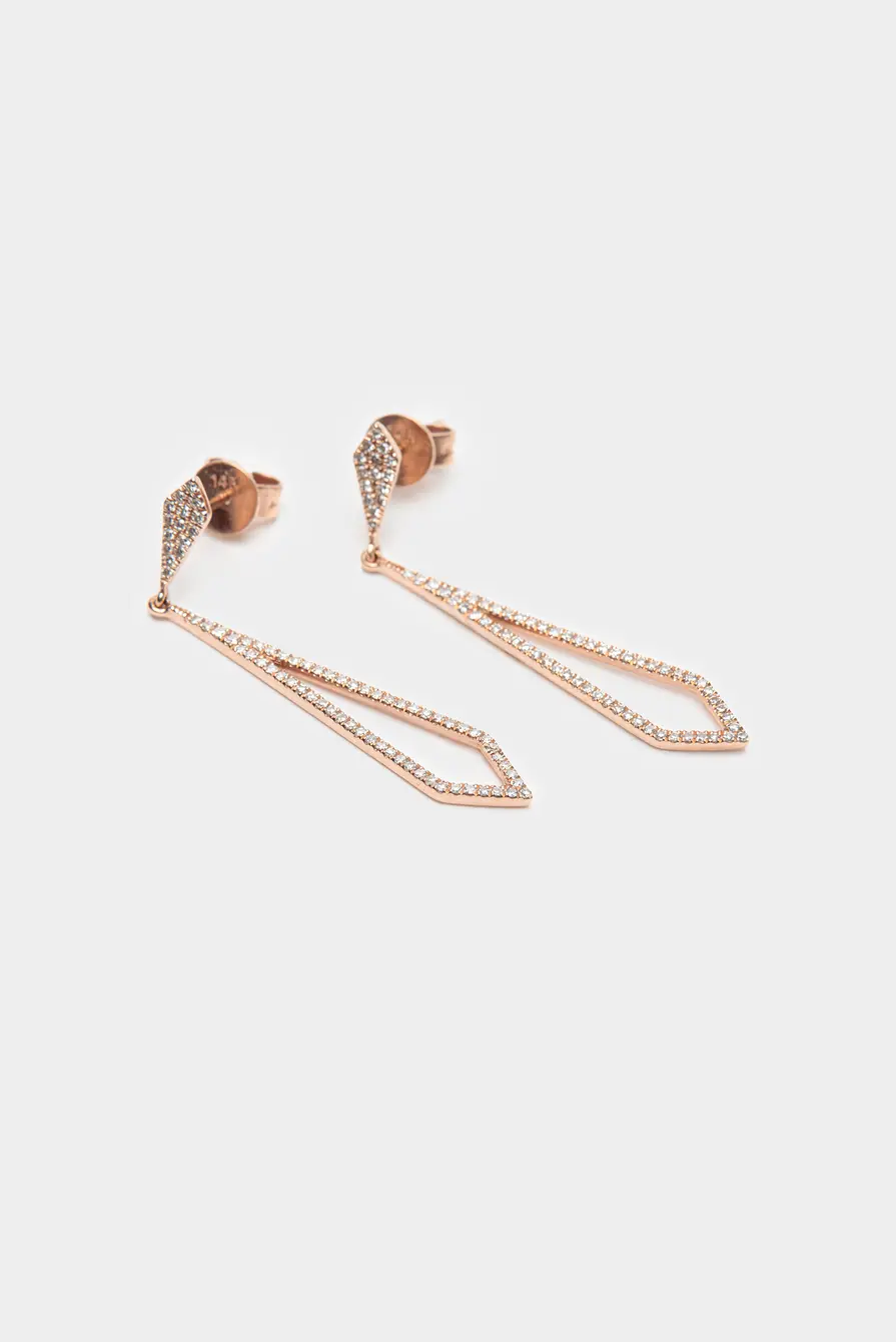 Серьги Fancy box