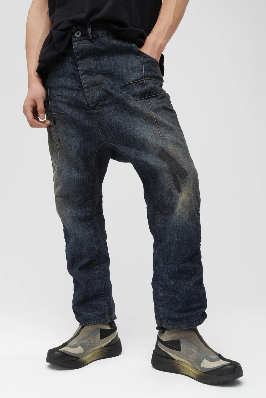 Джинсы Boris Bidjan Saberi p15.1d bf dirty dark denim 9007222144