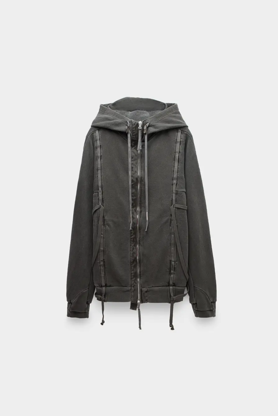 Куртка Boris Bidjan Saberi zipper5 fpf00006 dark grey 9007251051
