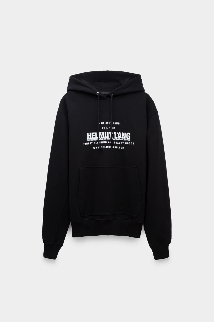 Helmut Lang spray hoodie.spray t black 9033232006 34990 Leform