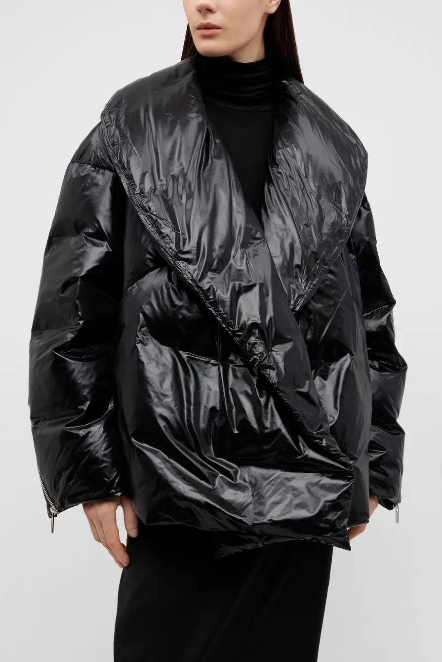 Пуховик Helmut Lang apex cocoon jkt black 9033242026 - купить в