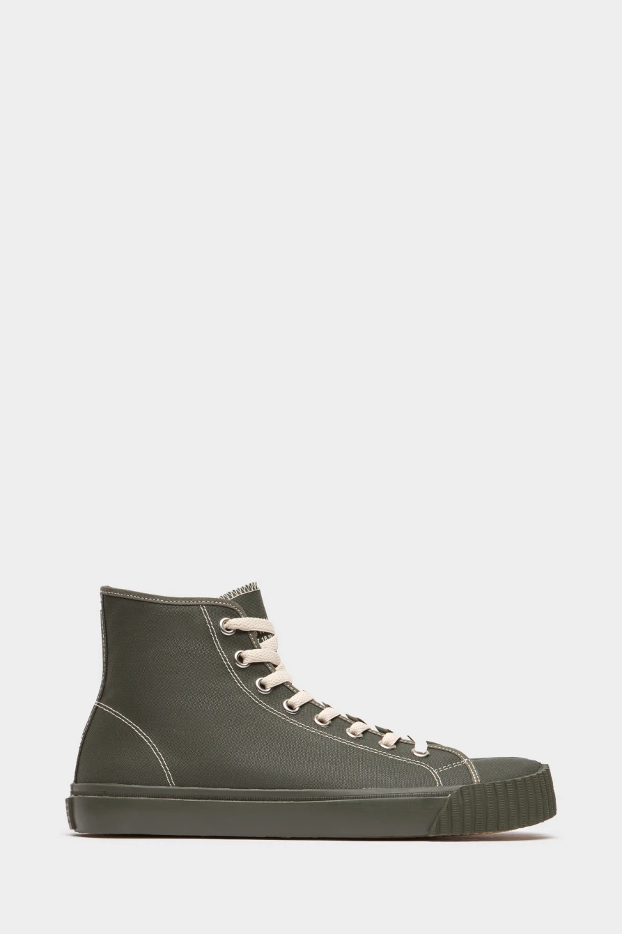 Кеды Maison Margiela tabi high top dark green 9050222073 - купить в ...