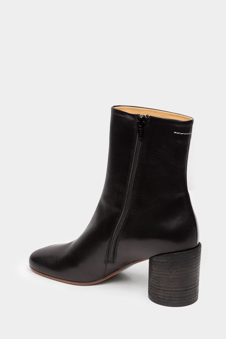 Ботильоны MM6 Maison Margiela anatomic ankle boots black