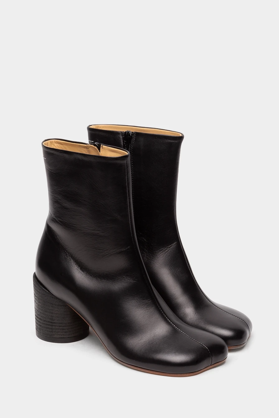 Ботильоны MM6 Maison Margiela anatomic ankle boots black