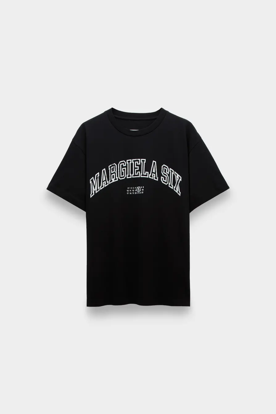 Футболка MM6 Maison Margiela t-shirt sh0gc0046 s24312 900 black
