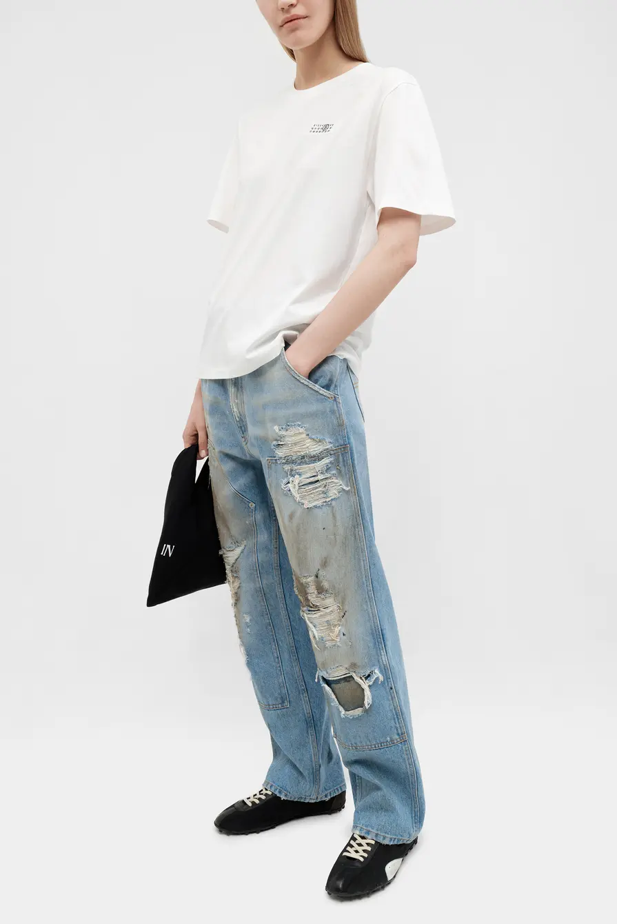 Джинсы MM6 Maison Margiela