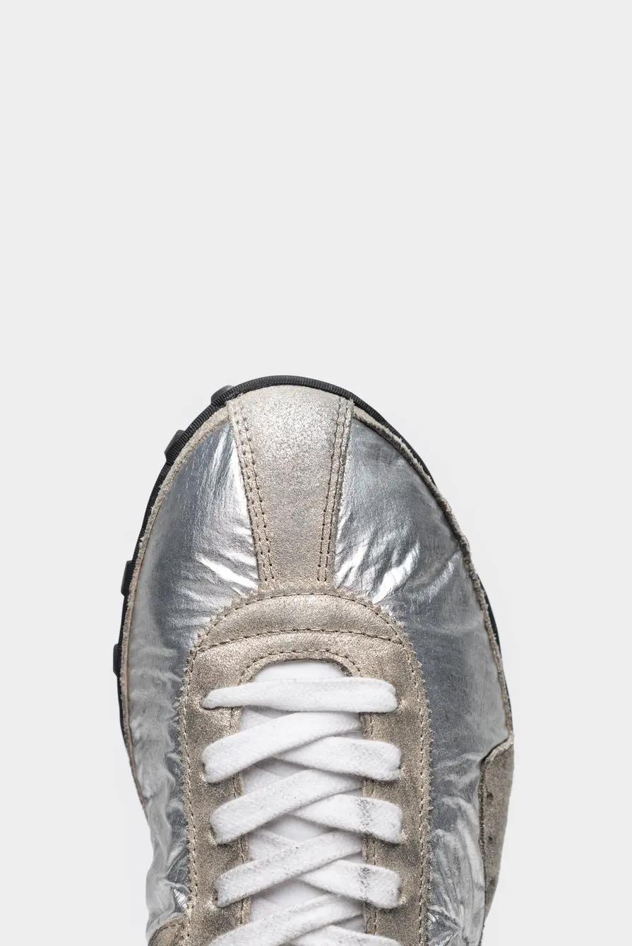 90s Martin Margiela サテン カマーバンド Кеды Maison Margiela shoes s58ws0267 p7451 hb123 silver/white